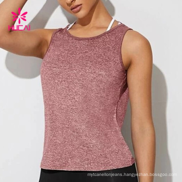 Newest Custom Logo Loose Backless Workout Gym Tank Tops